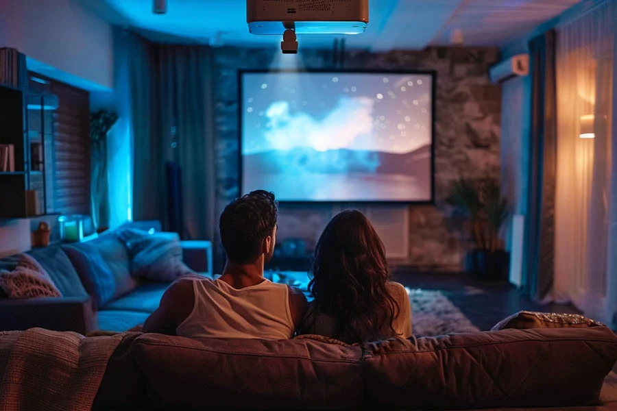 living room tv projector