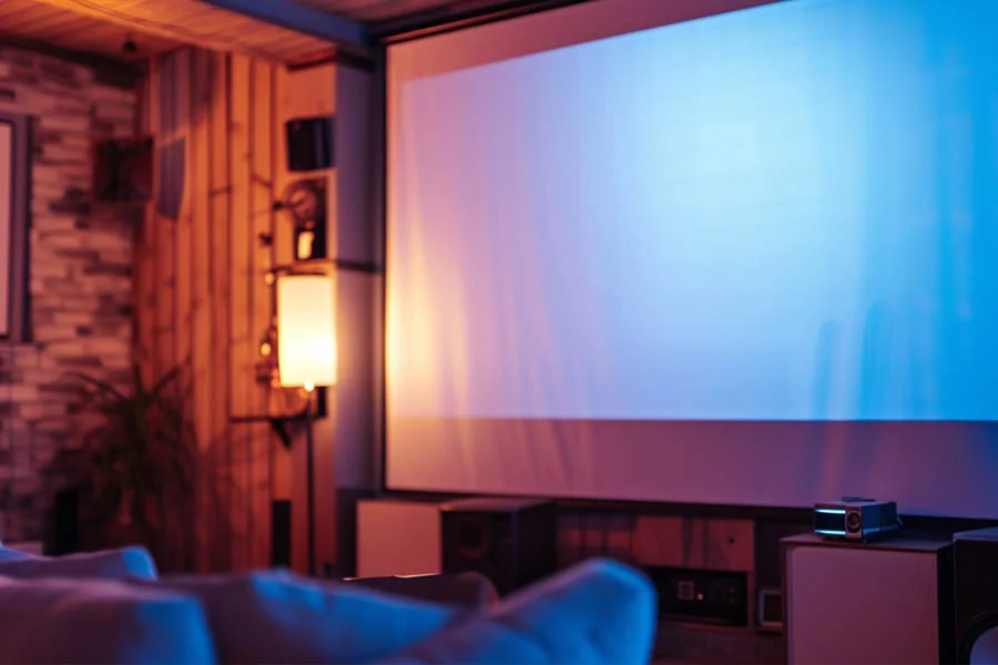 projector and surround sound