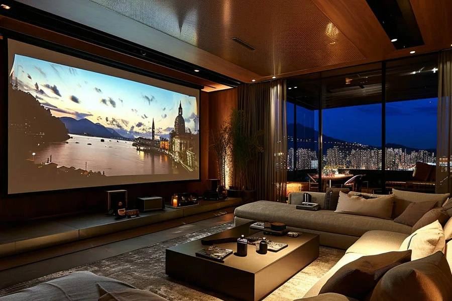 living room tv projector